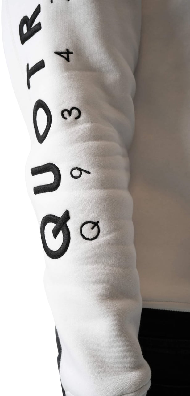 Quotrell Defender Halfzip | Off White/black Wit
