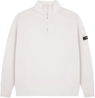 Quotrell Quotrell Combat Knitted Halfzip Beige