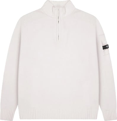 Quotrell Combat Knitted Halfzip Beige