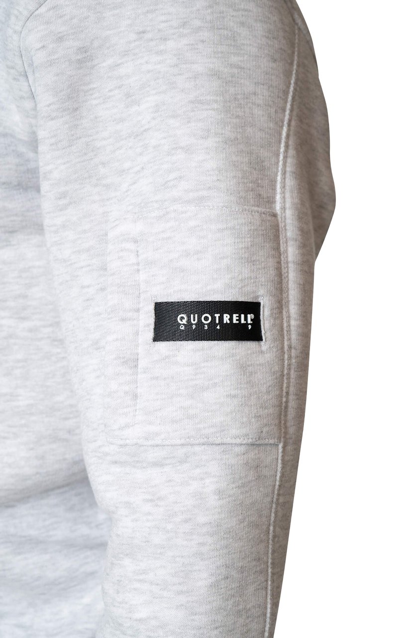 Quotrell Defender Halfzip | Light Grey Melee/bla Grijs