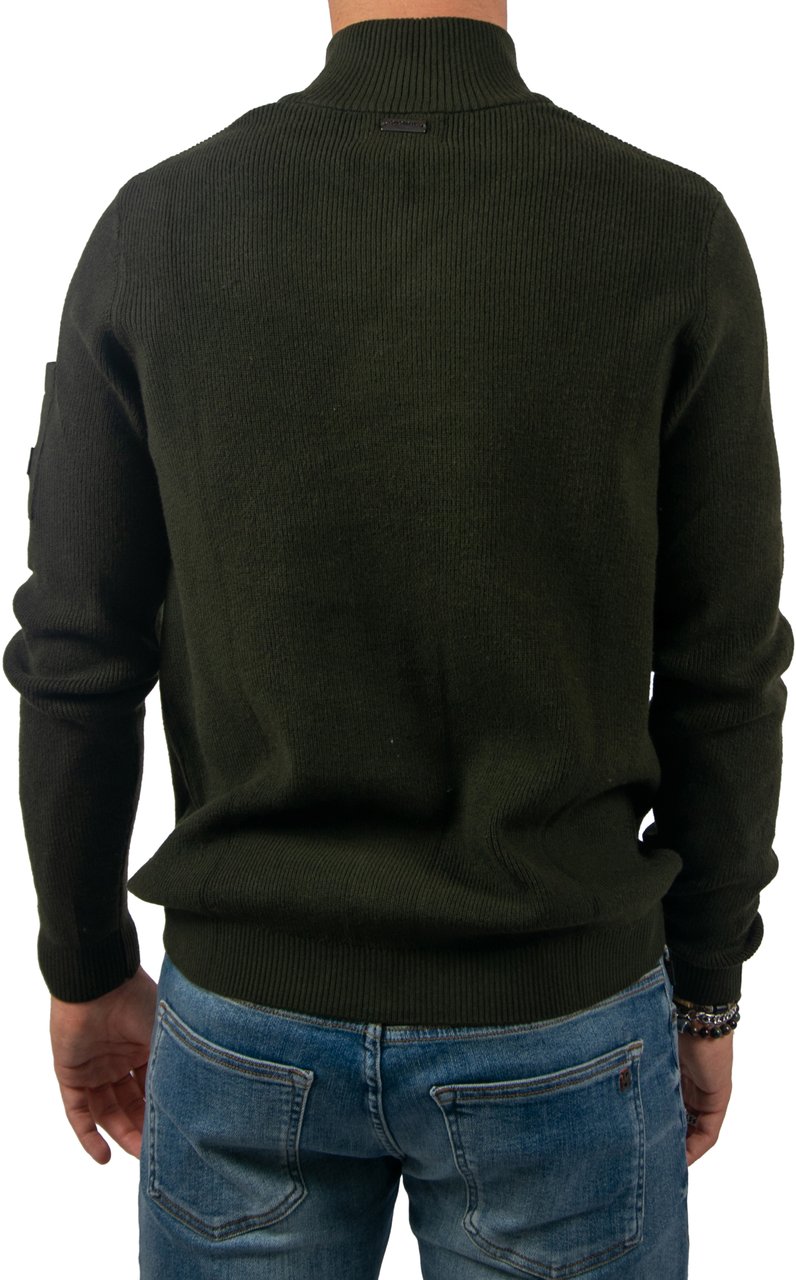 Quotrell Quotrell D&apos;Azur Knitted Halfzip Groen