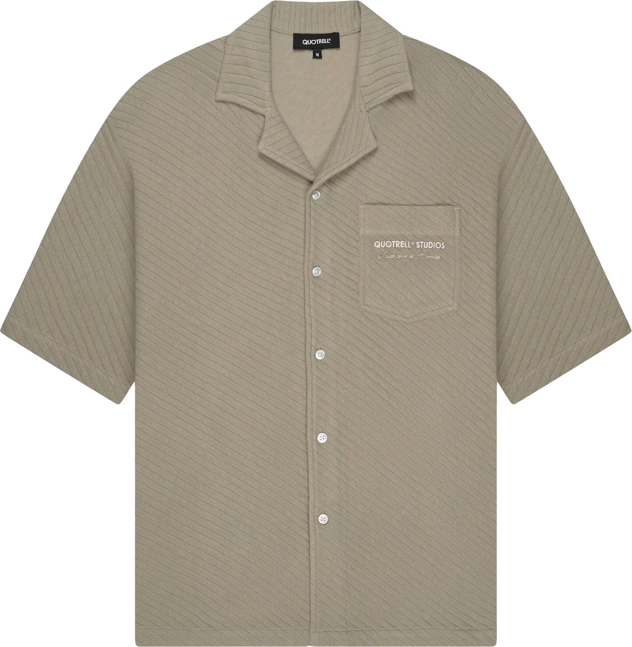 Quotrell Delhi Shirt | Faded Olive Groen