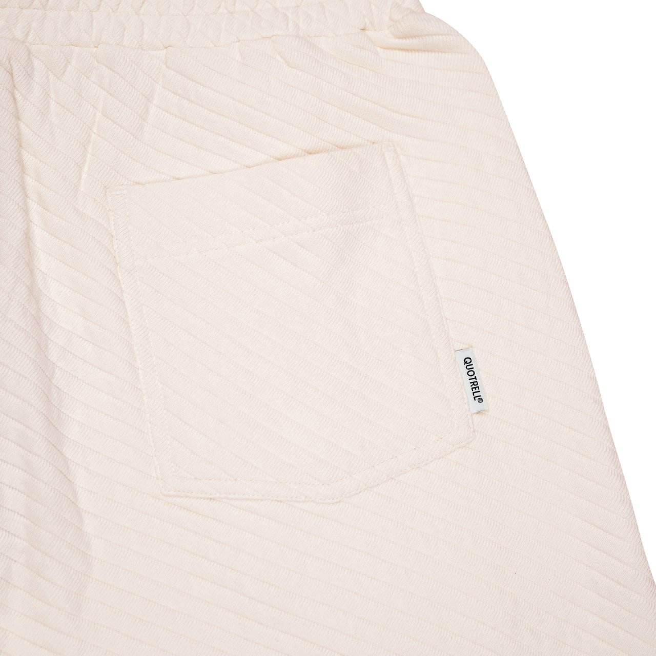 Quotrell Delhi Shorts | Ecru Beige