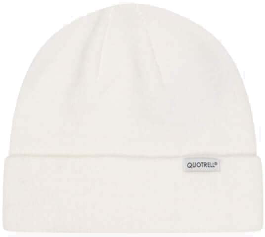 Quotrell Ribbed Beanie | Off White Wit