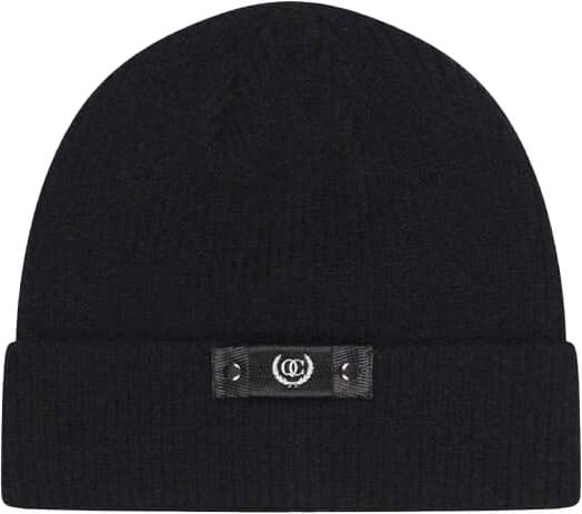 Quotrell Ribbed Beanie | Black Zwart