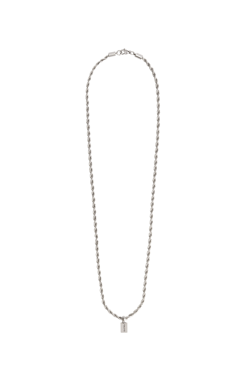Quotrell Rope Chain  - 50 Cm | Silver Grijs