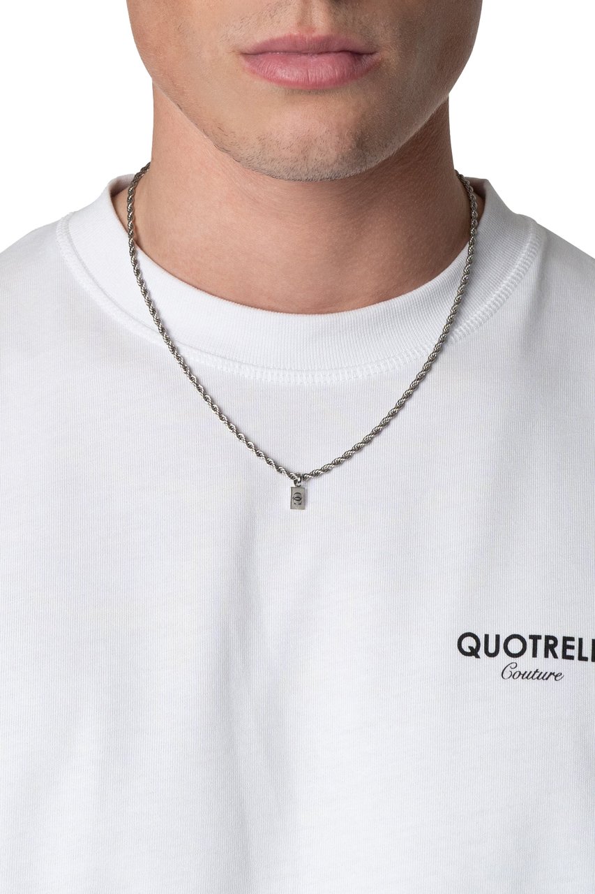 Quotrell Rope Chain  - 50 Cm | Silver Grijs