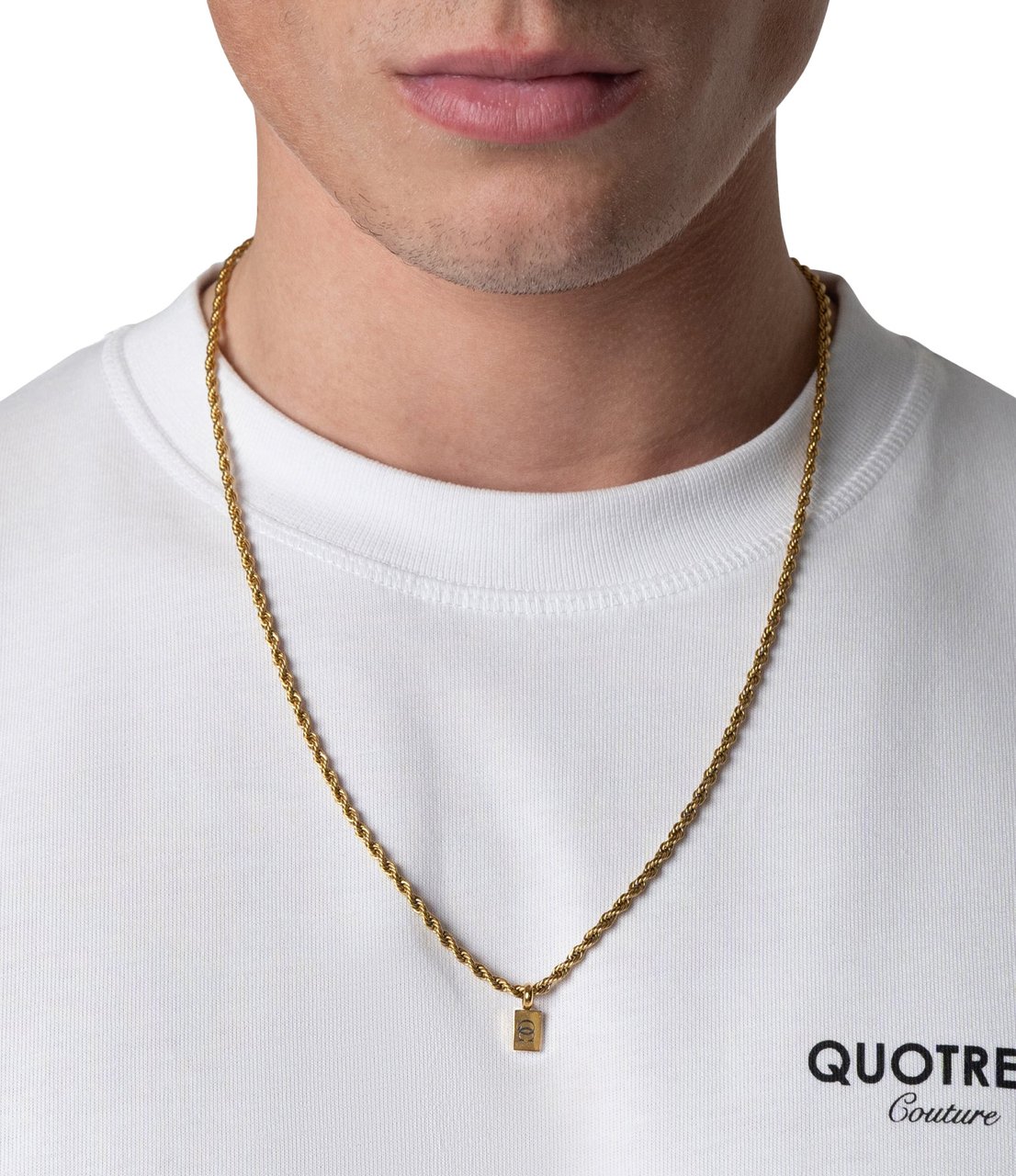 Quotrell Rope Chain - 60 Cm | Gold Goud