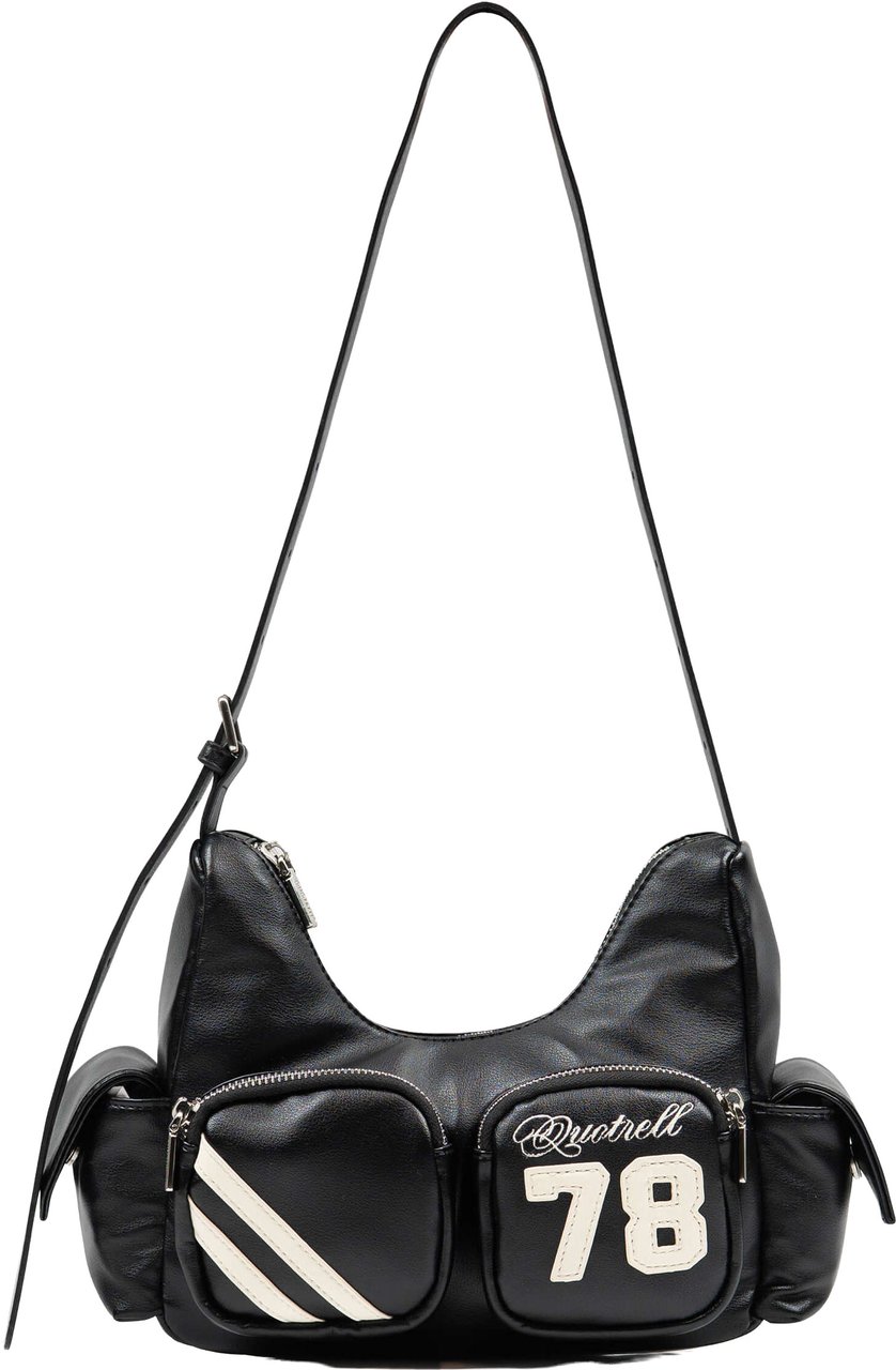 Quotrell Gaya Bag | Black/white Zwart