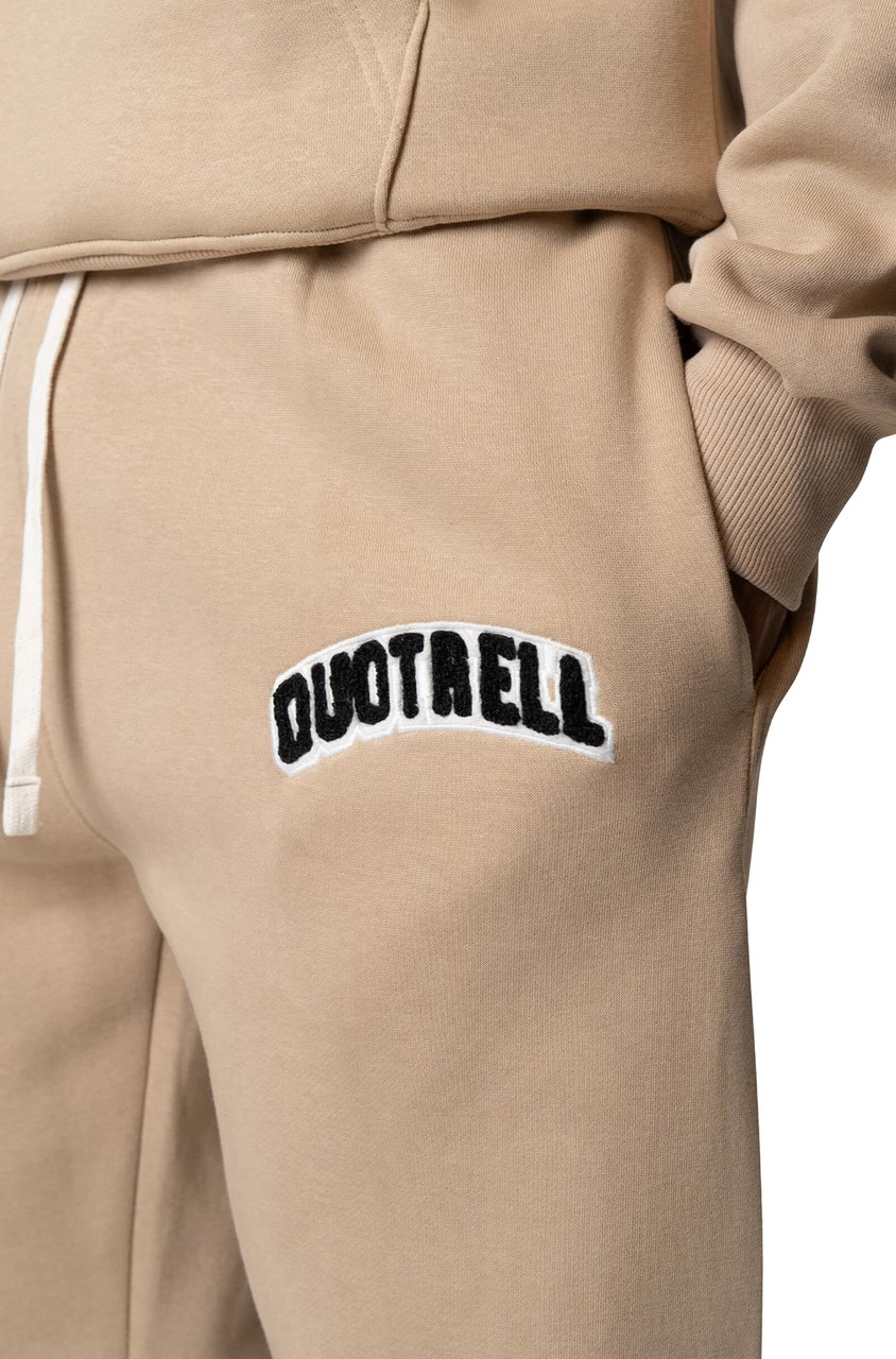 Quotrell University Set - Loose Fit | Taupe/white Beige