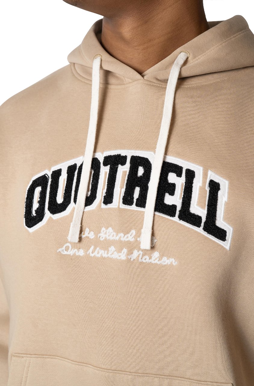 Quotrell University Set - Loose Fit | Taupe/white Beige