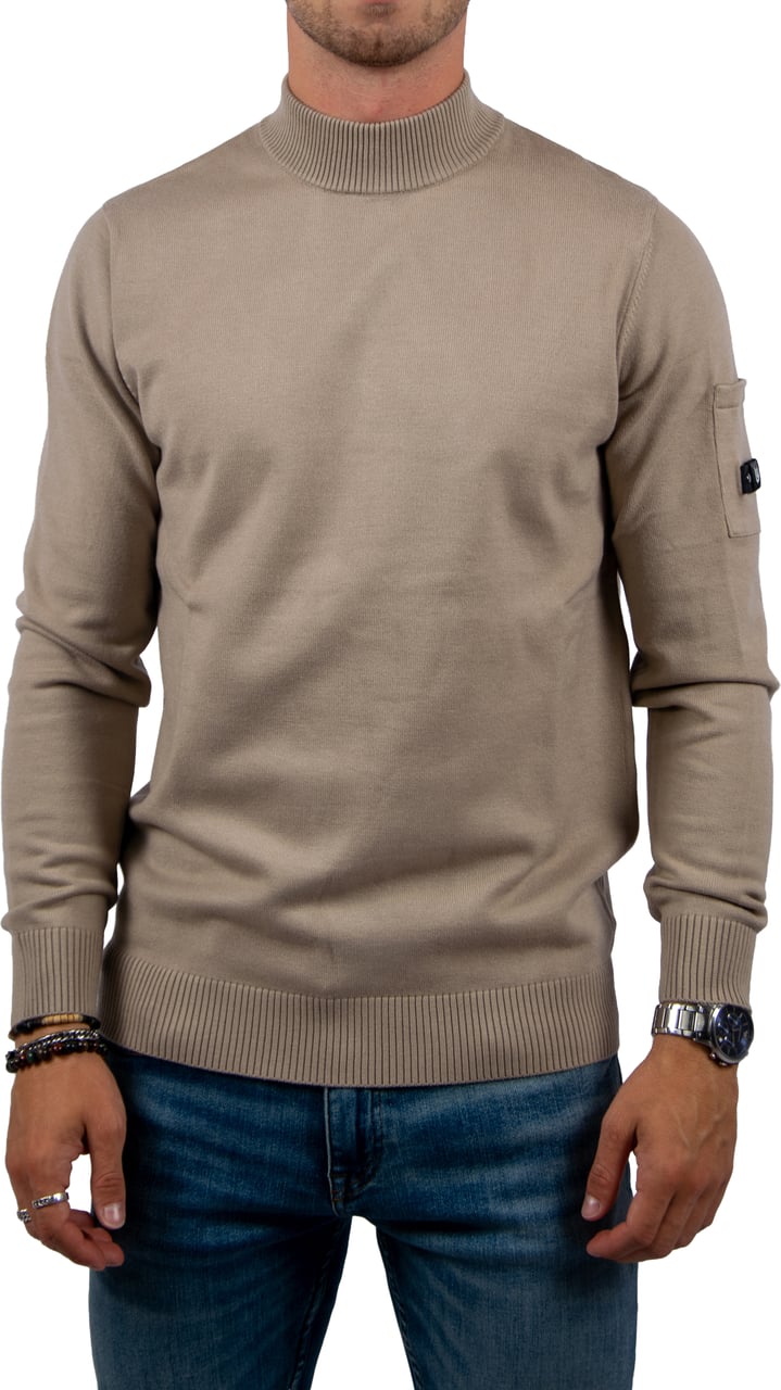 Quotrell Cannes Knitted Sweater Bruin