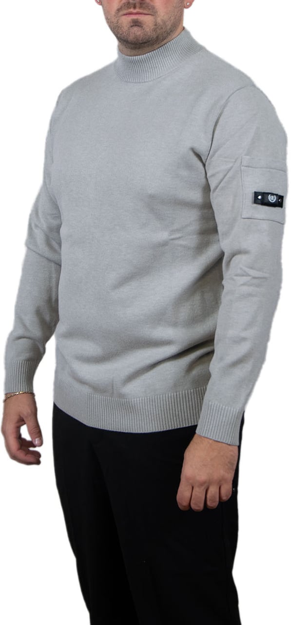 Quotrell Cannes Knitted Sweater Grijs