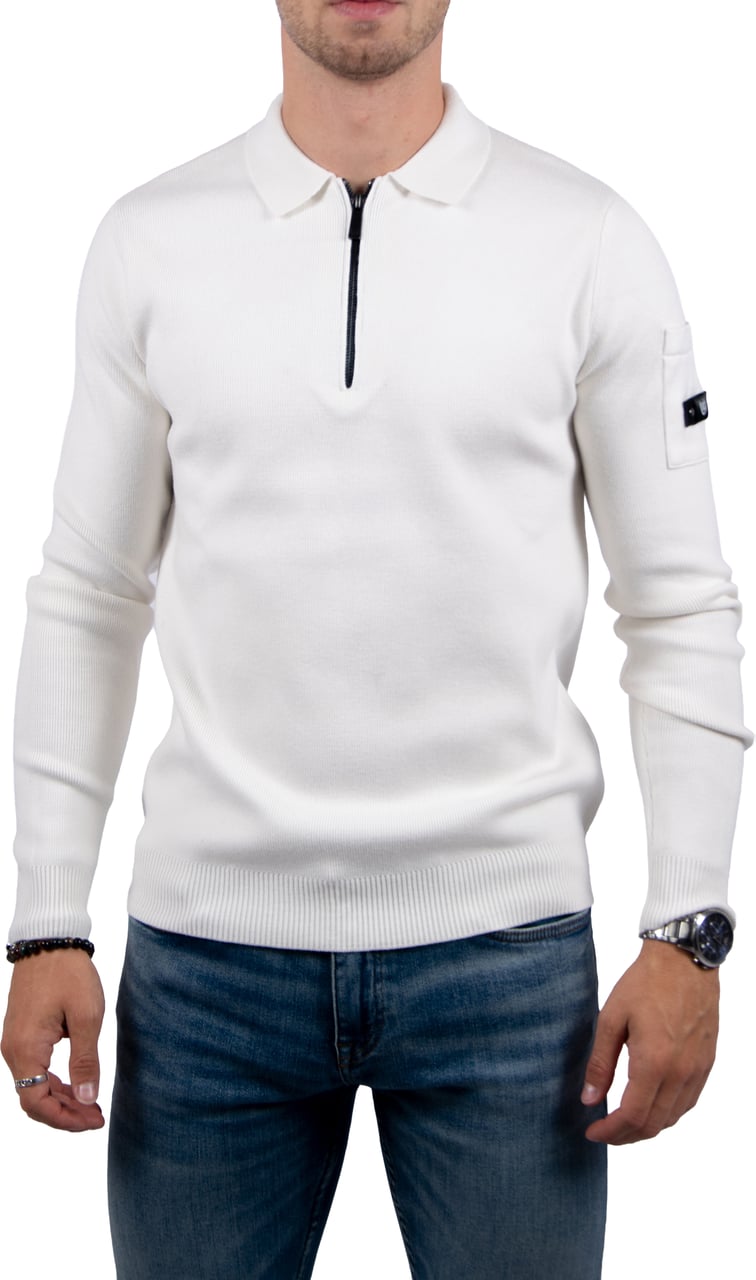 Quotrell Chief Knitted Polo Beige