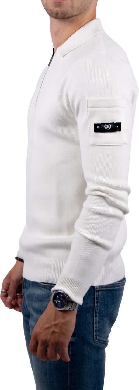 Quotrell Chief Knitted Polo Beige