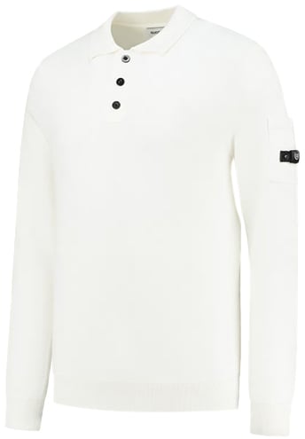 Quotrell Couteux Knitted Button Up Beige