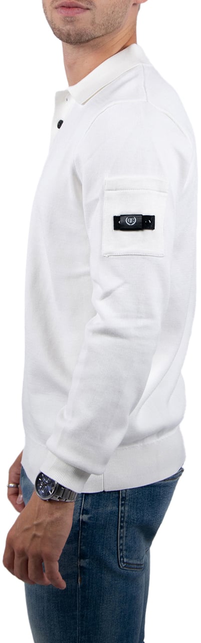 Quotrell Couteux Knitted Button Up Beige