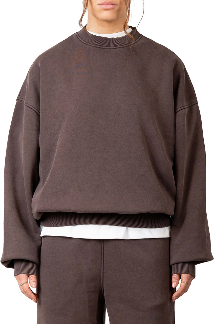 Quotrell Blank Crewneck | Washed Brown Bruin