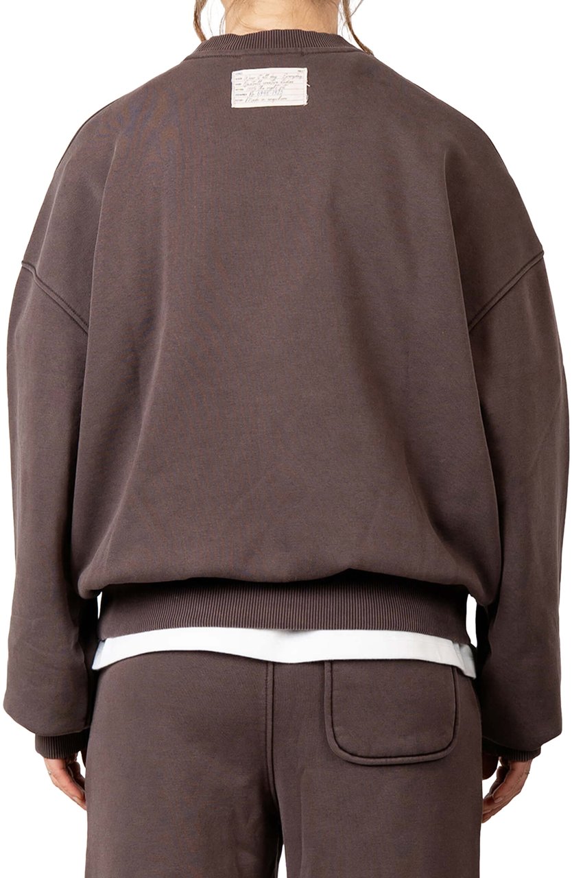 Quotrell Blank Crewneck | Washed Brown Bruin