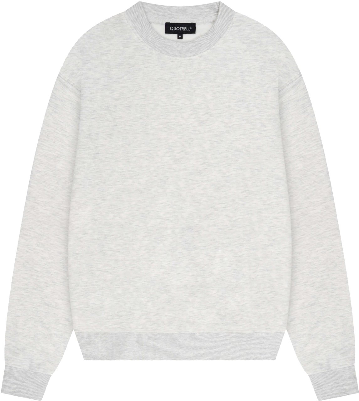 Quotrell Blank Crewneck | Grey Melee Grijs