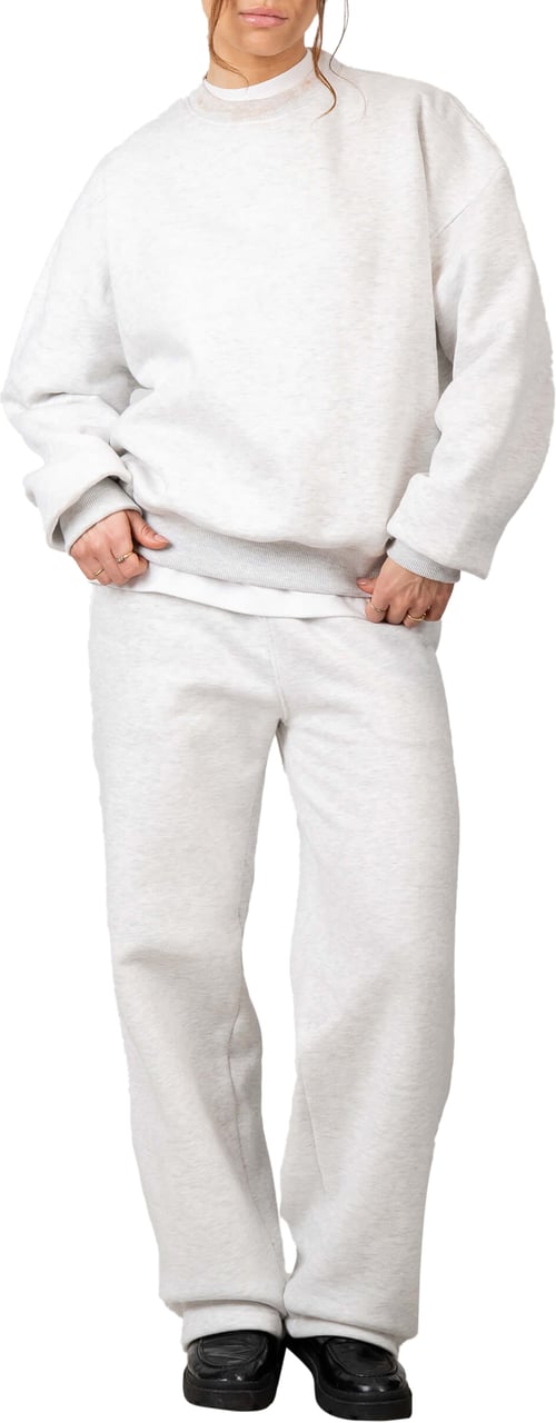 Quotrell Blank Crewneck | Grey Melee Grijs