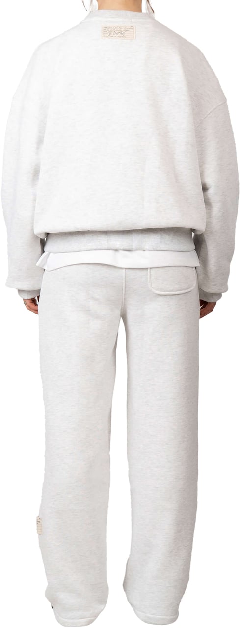 Quotrell Blank Crewneck | Grey Melee Grijs