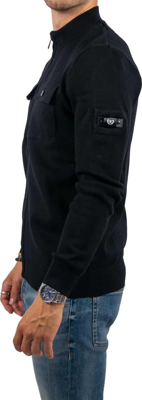Quotrell Fromanteel Knitted Vest Zwart