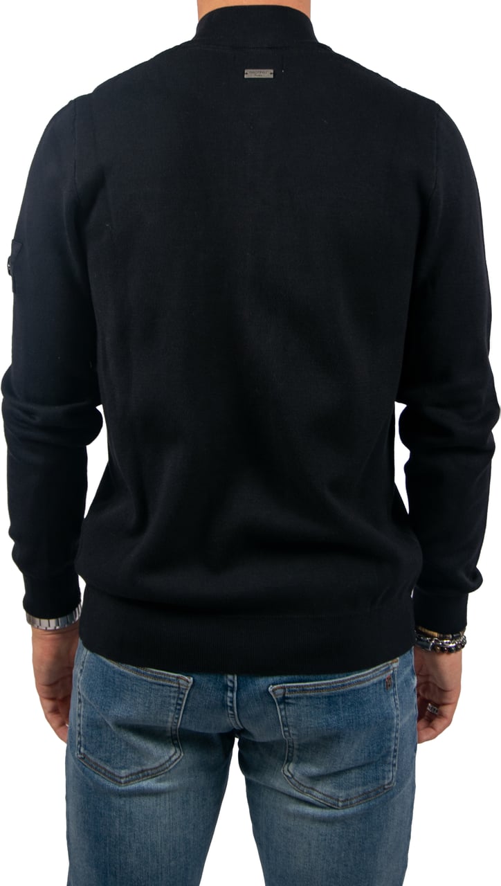 Quotrell Fromanteel Knitted Vest Zwart