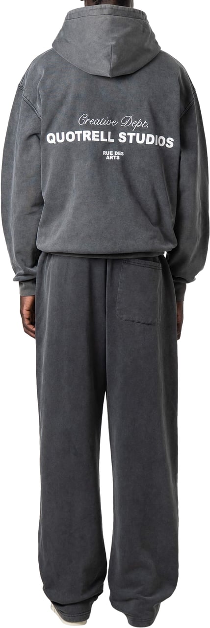 Quotrell Kiga Hoodie | Acid Grey/white Grijs