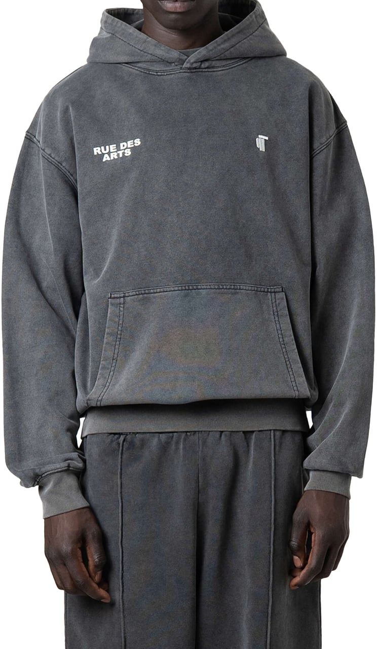 Quotrell Kiga Hoodie | Acid Grey/white Grijs