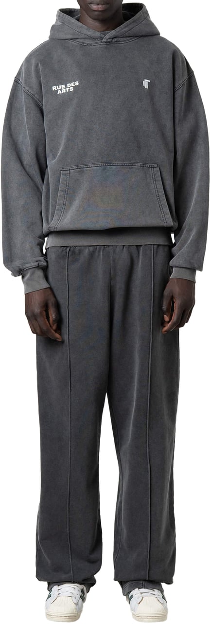 Quotrell Kiga Hoodie | Acid Grey/white Grijs