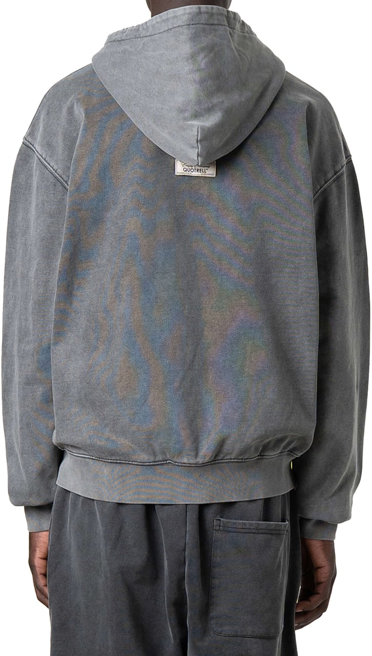 Quotrell Norris Zip Hoodie | Acid Grey Grijs