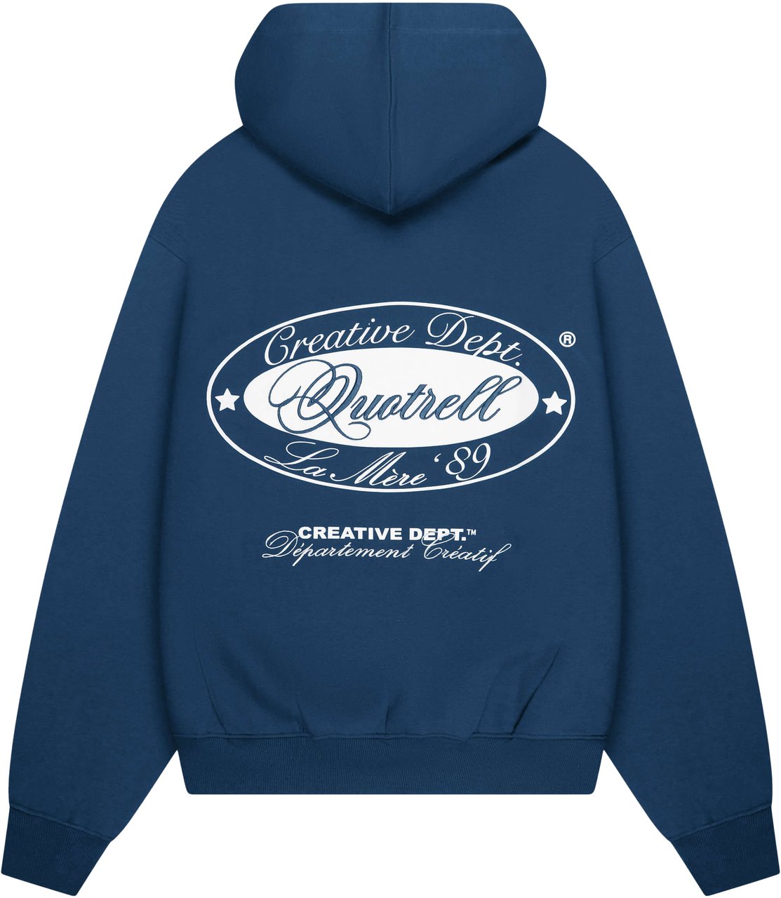 Quotrell La Mere Hoodie | Navy/white Blauw