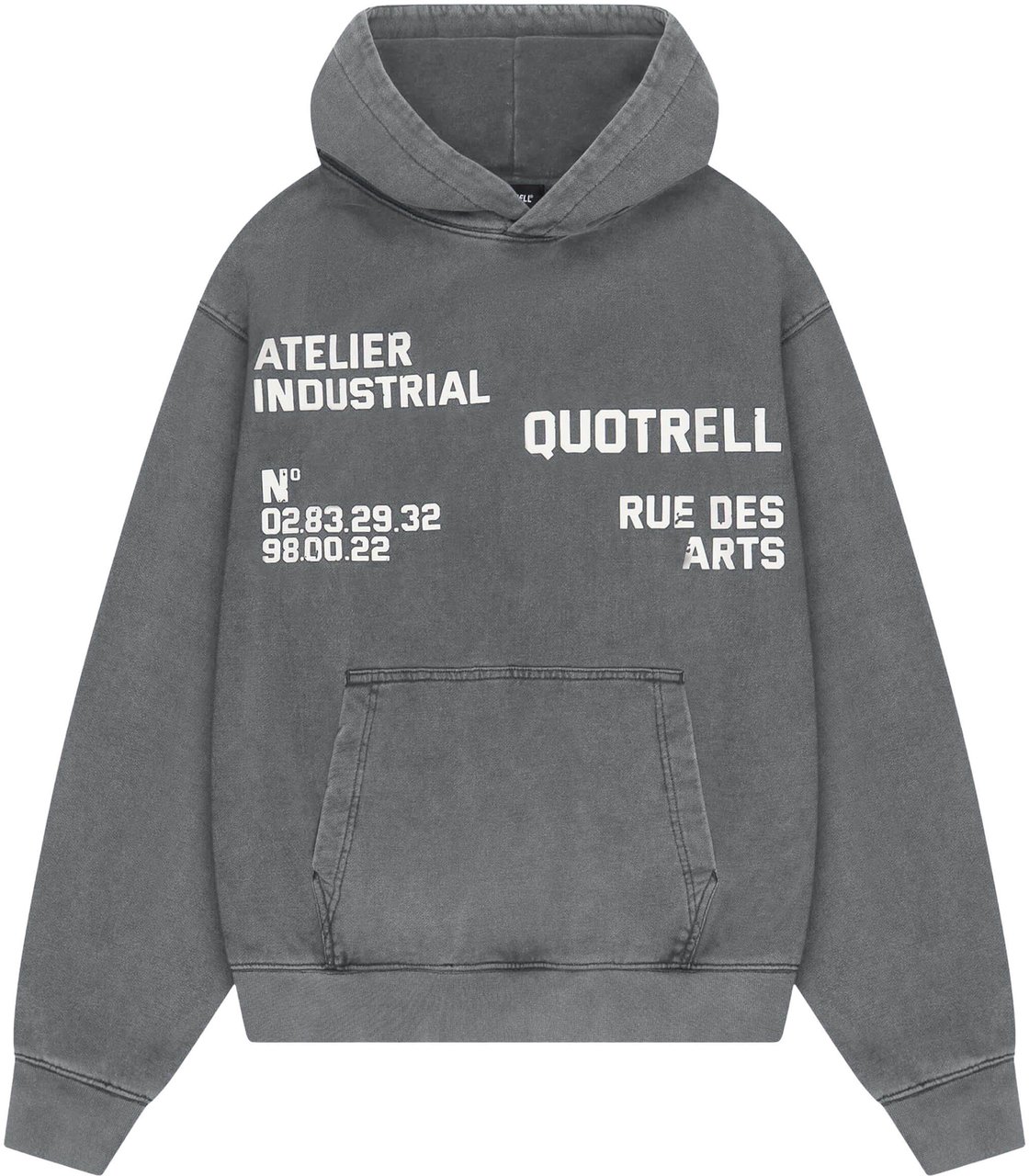 Quotrell Industrial Hoodie Grijs