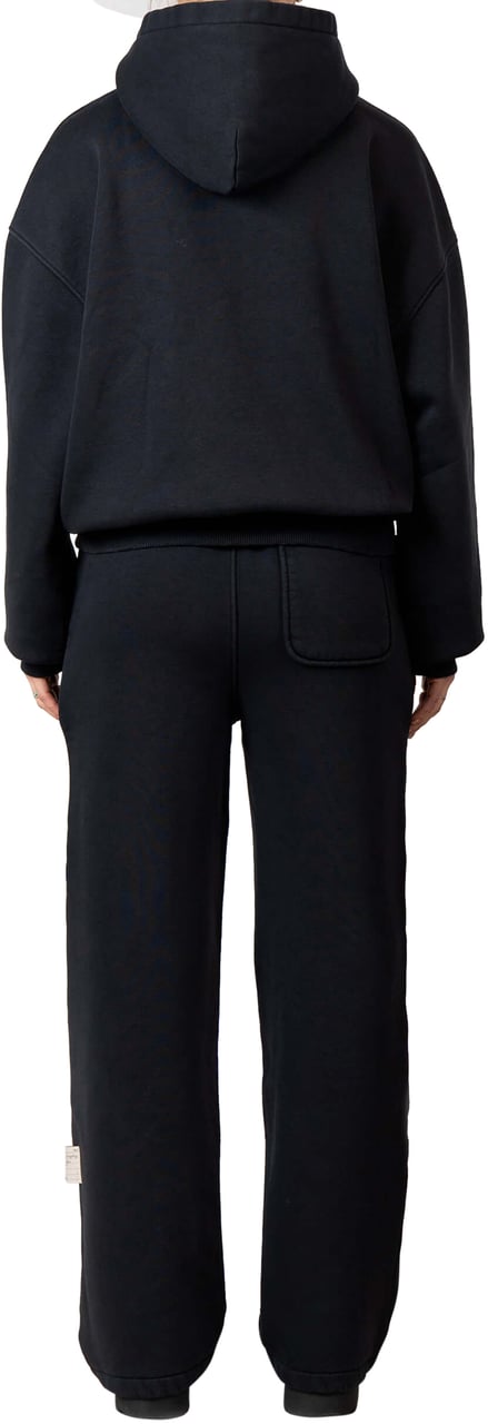 Quotrell Blank Hoodie | Washed Black Zwart