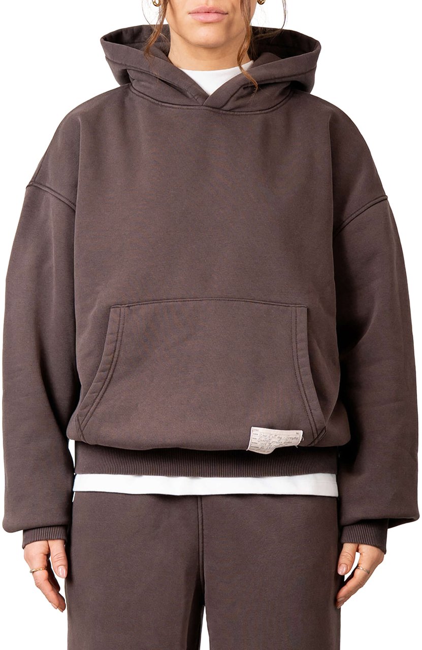 Quotrell Blank Hoodie | Washed Brown Bruin