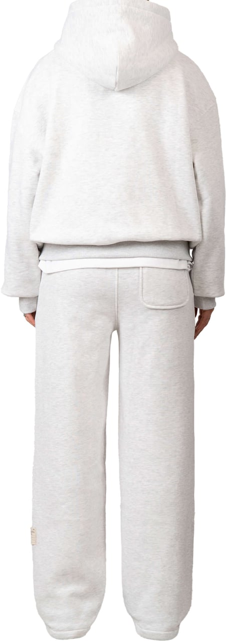 Quotrell Blank Hoodie | Grey Melee Grijs