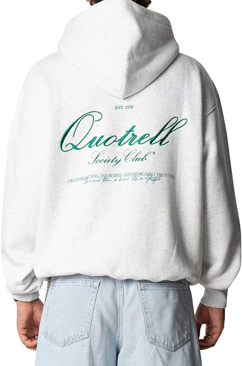 Quotrell Creators Zip Hoodie | Light Grey Melee/gre Grijs