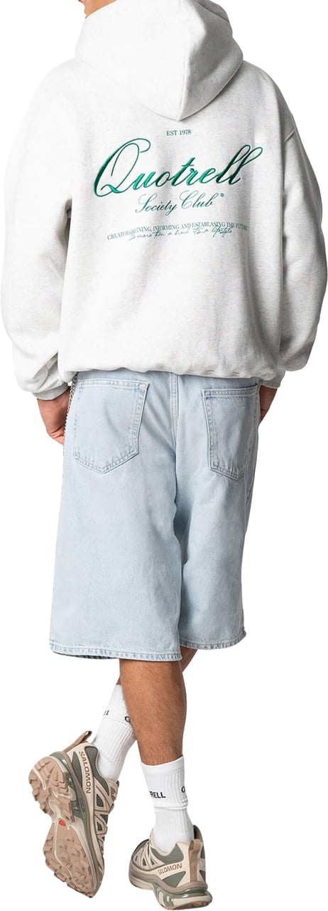 Quotrell Creators Zip Hoodie | Light Grey Melee/gre Grijs