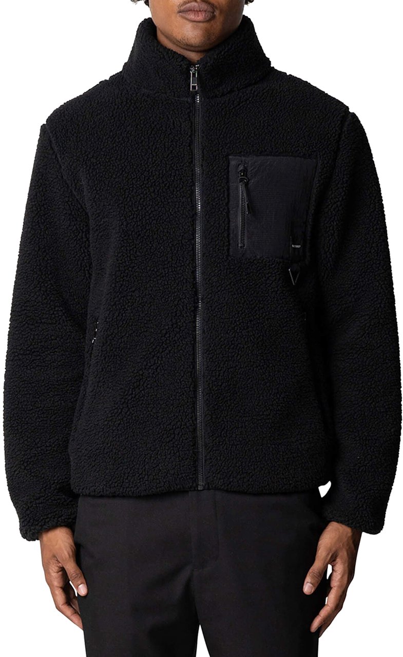 Quotrell Montagne Zip Jacket | Black/black Zwart