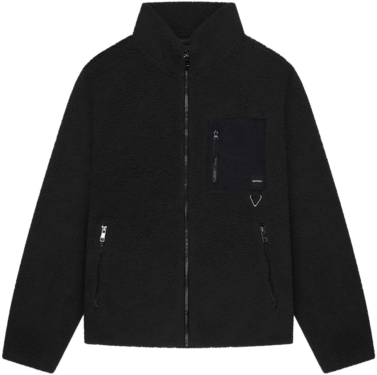 Quotrell Montagne Zip Jacket | Black/black Zwart