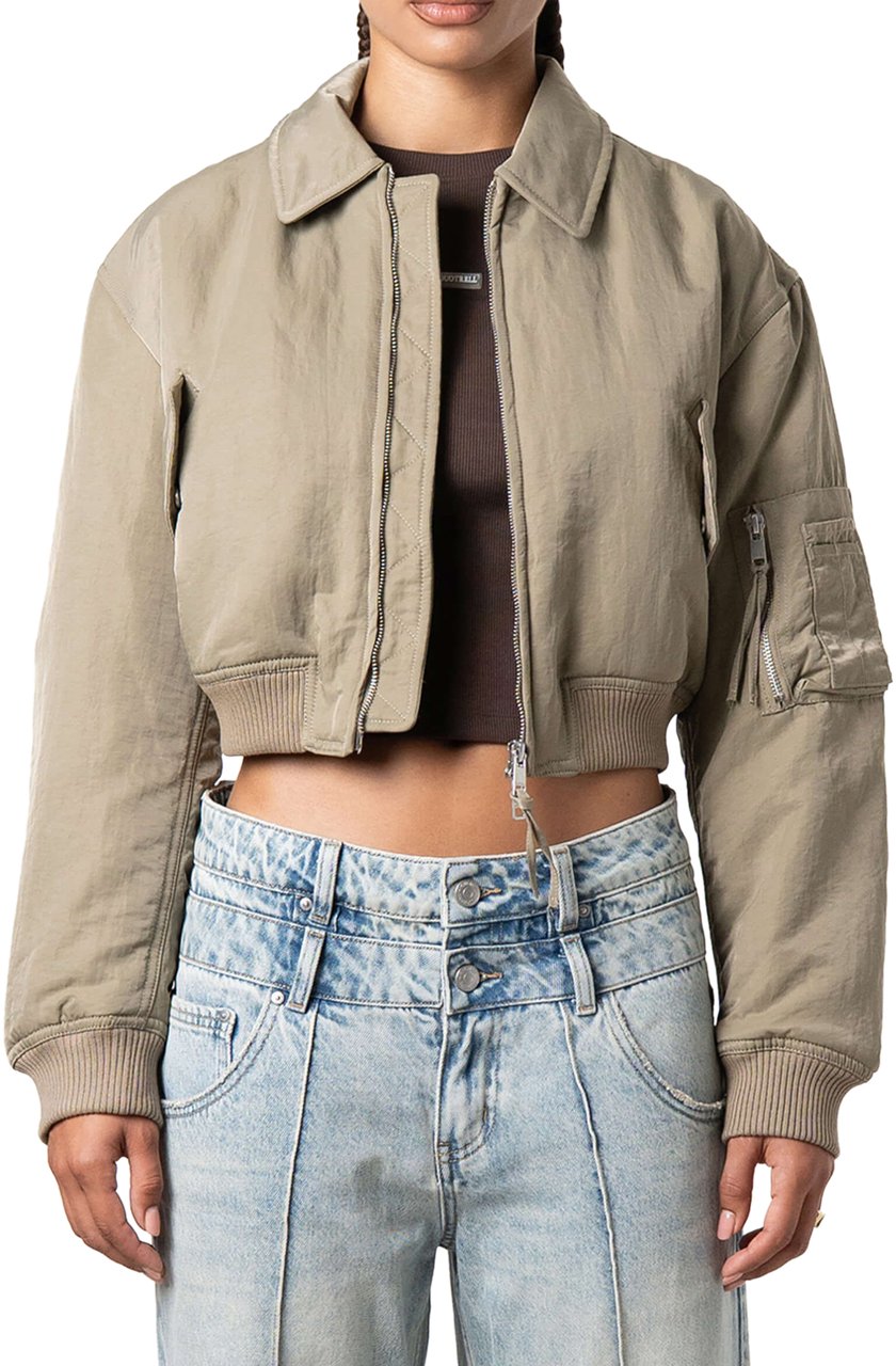 Quotrell Freya Bomber | Khaki Groen