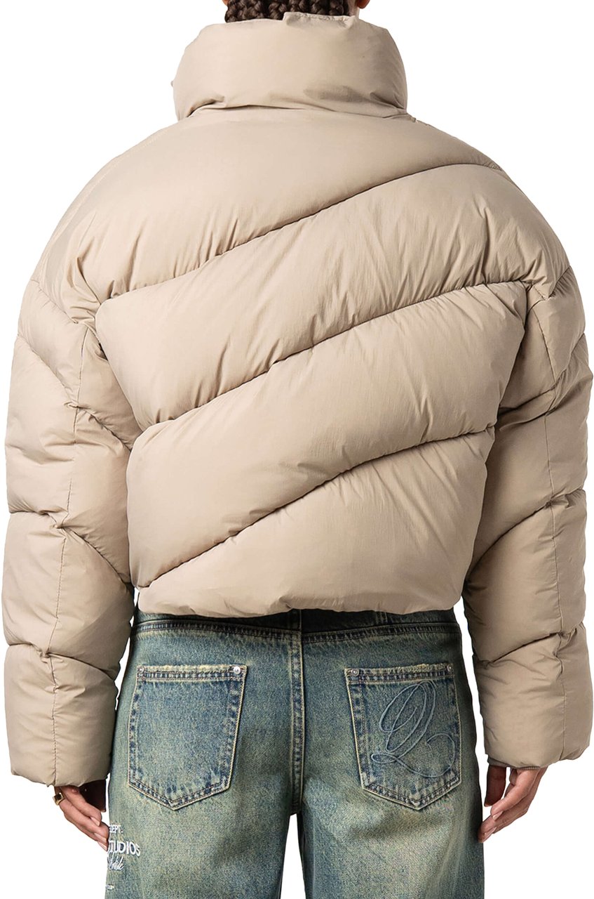Quotrell Macy Jacket | Taupe Taupe