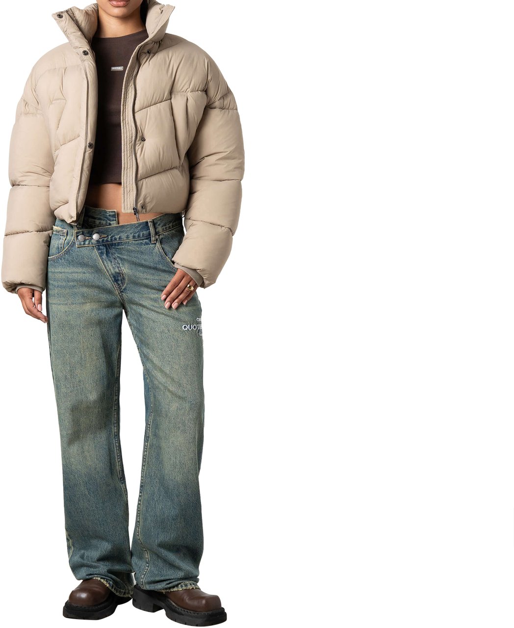 Quotrell Macy Jacket | Taupe Taupe