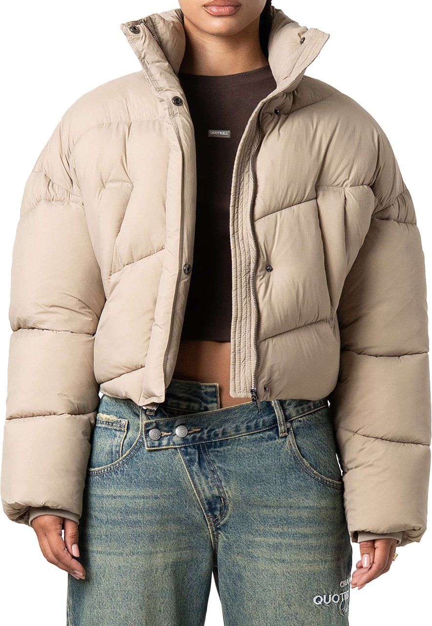Quotrell Macy Jacket | Taupe Taupe