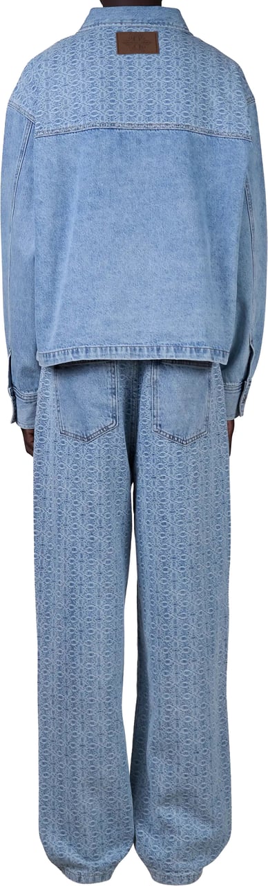 Quotrell Rocco Denim Jacket | Washed Blue Blauw