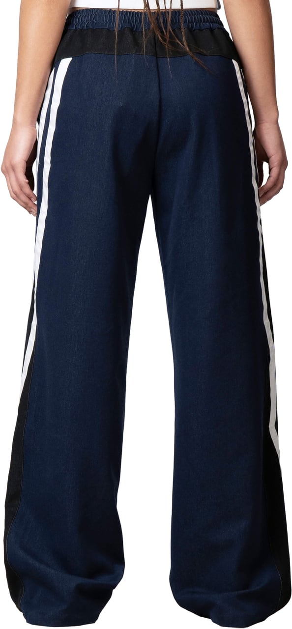 Quotrell Suki Pants | Washed Blue Blauw