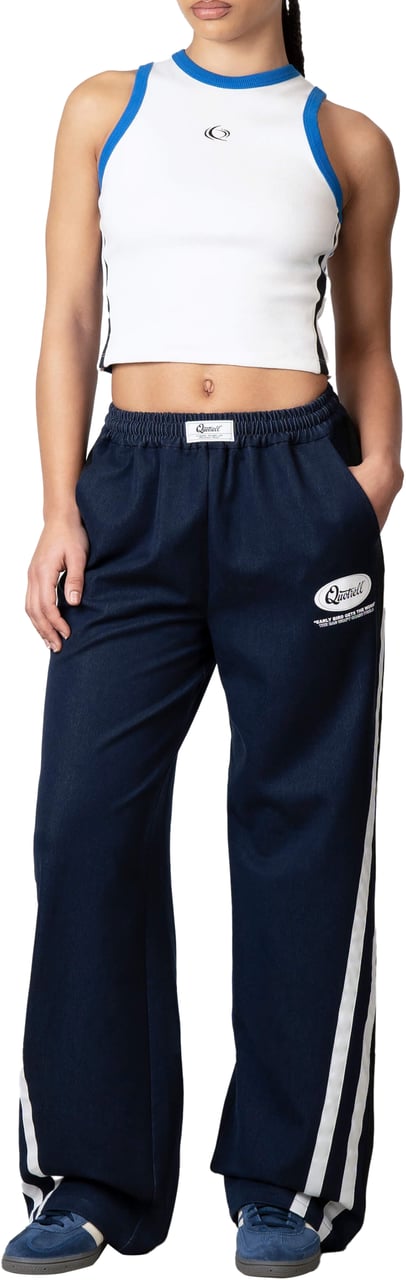 Quotrell Suki Pants | Washed Blue Blauw