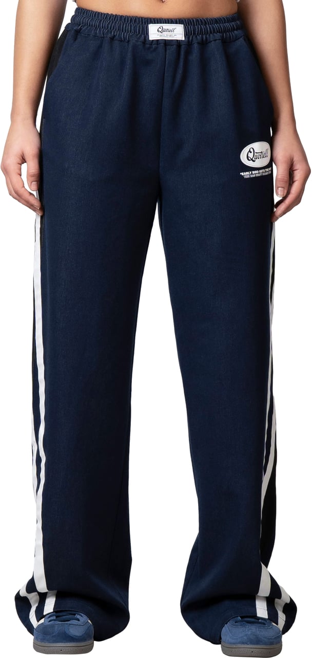 Quotrell Suki Pants | Washed Blue Blauw