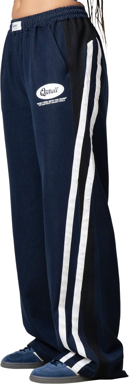 Quotrell Suki Pants | Washed Blue Blauw